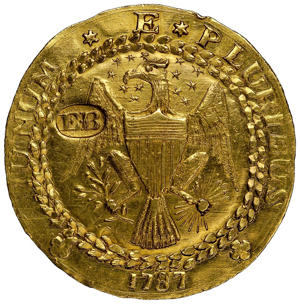 1787 1787 Brasher Doubloon EB on Wing