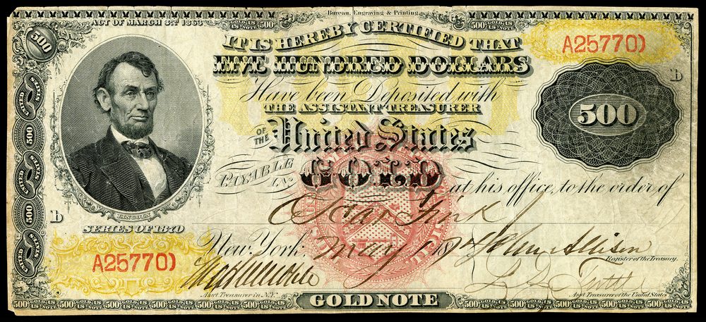 1870 1870-S Three Dollar Gold