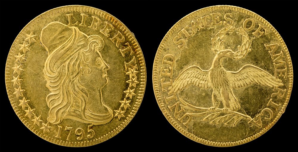 1795 1795 Small Eagle Half Eagle